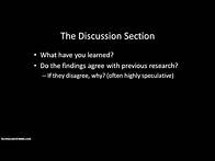 Video thumbnail for APA style - Writing the Results and Discussion sections