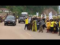Video thumbnail for President Yoweri Museveni arrives for meeting with Kagame