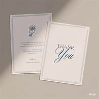 Video thumbnail for Elegant Wedding Thank You Cards, Hand Drawn Wedding Thank You Template, 5x7, 4x6, A5, A6 Canva Template, WT24 - Etsy