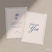 Video thumbnail for Elegant Wedding Thank You Cards, Hand Drawn Wedding Thank You Template, 5x7, 4x6, A5, A6 Canva Template, WT24 - Etsy