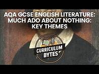 Video thumbnail for AQA GCSE English Literature: Much Ado About Nothing: Key Themes