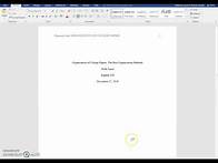 Video thumbnail for APA Paper Format Setup