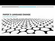 Video thumbnail for A Level English Language (9093) Paper 3: Question 1- Sample Response