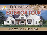 Video thumbnail for One-story modern farmhouse with luxury indoor and outdoor living | The Watson