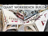 Video thumbnail for Giant woodwork workbench build