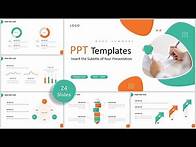 Video thumbnail for Excellent! High-end work report PowerPoint template!