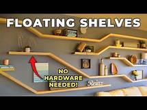 Video thumbnail for Easiest DIY Floating Shelves Method | How To Build
