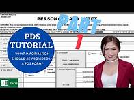 Video thumbnail for GUIDE TO FILLING OUT THE PERSONAL DATA SHEET PART 1 |CS FORM NO.212 (REVISED 2017) |VLOG15 #PDSFORM