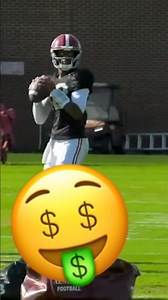 Video thumbnail for WATCH Ty Simpson, Keelon Russell, and Austin Mack throw passes at practice #Rolltide