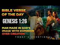 Video thumbnail for Understanding Genesis 1:26: Man Made in God's Image with Dominion Over Creation | Verse of the day