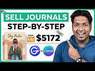 Video thumbnail for How to Create Journals to Sell on Amazon KDP | Earn Passive Income💰