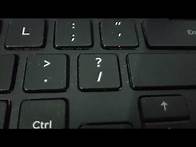 Video thumbnail for How to type backward slash (\) or forward slash (/) using on keyboard