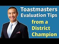 Video thumbnail for How to Give a Great Speech Evaluation in Toastmasters | Tips from a District Champion!