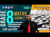 Video thumbnail for Gr 8 Maths | Term 1 Lesson 2 | LCM and HCM