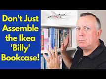 Video thumbnail for Ikea Billy Bookcase - how to assemble and strengthen to make it last.