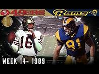 Video thumbnail for Montana's Monday Night Comeback! (49ers vs. Rams, 1989) | NFL Vault Highlights