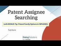 Video thumbnail for Patent Assignee Searching
