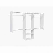 Video thumbnail for Reviews for Closet Evolution Deluxe 60 in. W - 96 in. W White Wood Closet System | Pg 2 - The Home Depot