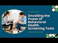 Video thumbnail for Behavioral Health Assessment Tools