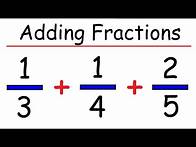 Video thumbnail for How to Add Three Fractions with Unlike Denominators - Math