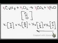 Video thumbnail for Balancing Chemical Equations with Linear Algebra