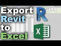 Video thumbnail for How to Export Schedules from Revit to Excel Tutorial