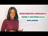 Video thumbnail for IGCSE English Language A: Paper 1 Walkthrough | Sections A & B Timings Explained! | IGCSE Revision