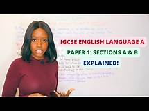 Video thumbnail for IGCSE English Language A: Paper 1 Walkthrough | Sections A & B Timings Explained! | IGCSE Revision