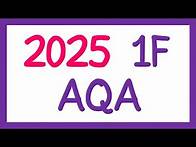 Video thumbnail for 2025 AQA 1F