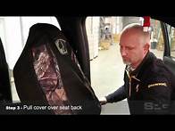 Video thumbnail for Universal Seat Cover Installation Video Auto