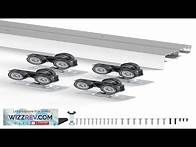 Video thumbnail for Bypass Door Hardware 6ft Bypass Closet Door Track Kit for 2 Door Review
