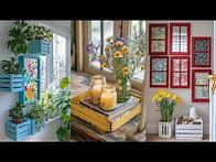 Video thumbnail for Transform Old Crates & Window Frames into Timeless Repurposed DIY Farmhouse Decor