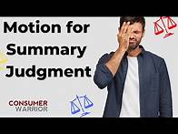 Video thumbnail for Motion for Summary Judgment | Debt Collection Lawsuit (2021)