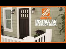 Video thumbnail for How to Install an Exterior Door | The Home Depot