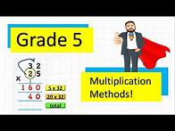 Video thumbnail for Grade 5 Multiplication Methods | The Maths Guy