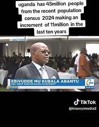 Video thumbnail for Uganda Population Census 2024: 45 Million People Revealed
