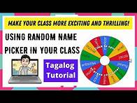 Video thumbnail for How to use RANDOM NAME PICKER for our class #random name picker #wheelofnames