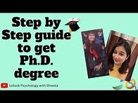 Video thumbnail for Step by Step guide to get Ph.D. degree I How to get Ph.D degree I Ph.D course I PhD kese kare