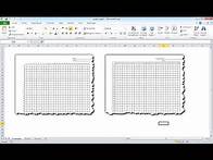 Video thumbnail for Make Graph Paper in Excel