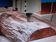 Video thumbnail for CNC router # 3.5M VIEWS 3D carving Art Décor relief from firewood logs