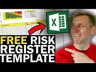 Video thumbnail for Risk Register Template in Excel