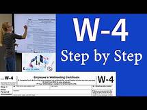Video thumbnail for W4 tax form | w-4 tax form. How to fill out w4 tax withholding form. Step by step, w4 walk-through.