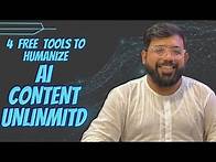 Video thumbnail for How To Humanize ai text free unlimited 2025 (undetectable ai) (Bypass ai)