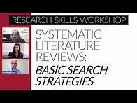 Video thumbnail for Basic Search Strategies for Systematic Reviews