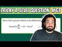 Video thumbnail for THE HARDEST TOPICS ALL IN ONE | Tricky A-Level Maths Question Series is BACK #63