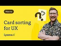 Video thumbnail for How to do card sorting for UX design and research
