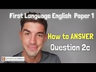 Video thumbnail for iGCSE English Language - How to successfully answer QUESTION 2C) from PAPER 1