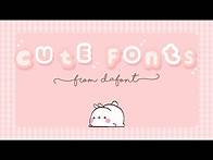 Video thumbnail for 15 Cute Fonts | dafont. com (with download link)
