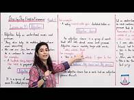 Video thumbnail for Class 6 - English - Grammar - Lecture 10- adjective clauses-adjective phrases Part1- Allied Schools