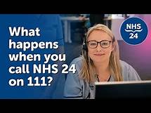 Video thumbnail for What happens when you call NHS 24 on 111?